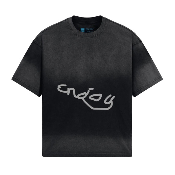 Elevate your wardrobe with the Enjoy Life E5 100%  Cotton T-Shirt - Picture 1 of 3